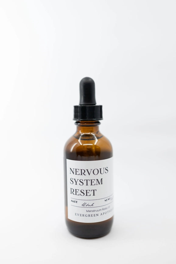 Evergreen Apothecary Herbal Tincture Nervous System Reset Stress Support