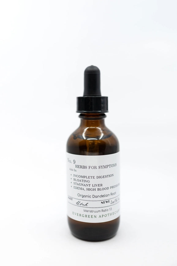 Evergreen Apothecary Herbal Tincture #9 - Dandelion Root Digestive Support
