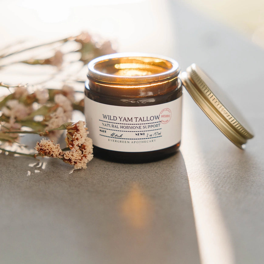 Evergreen Apothecary Herbal Wild Yam Tallow Cream