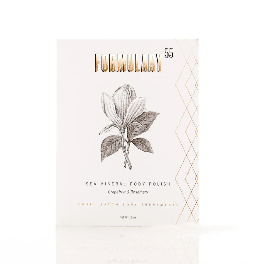 Formulary 55 Handcrafted Sea Mineral Body Polish Botanical Treatment - Grapefruit & Rosemary
