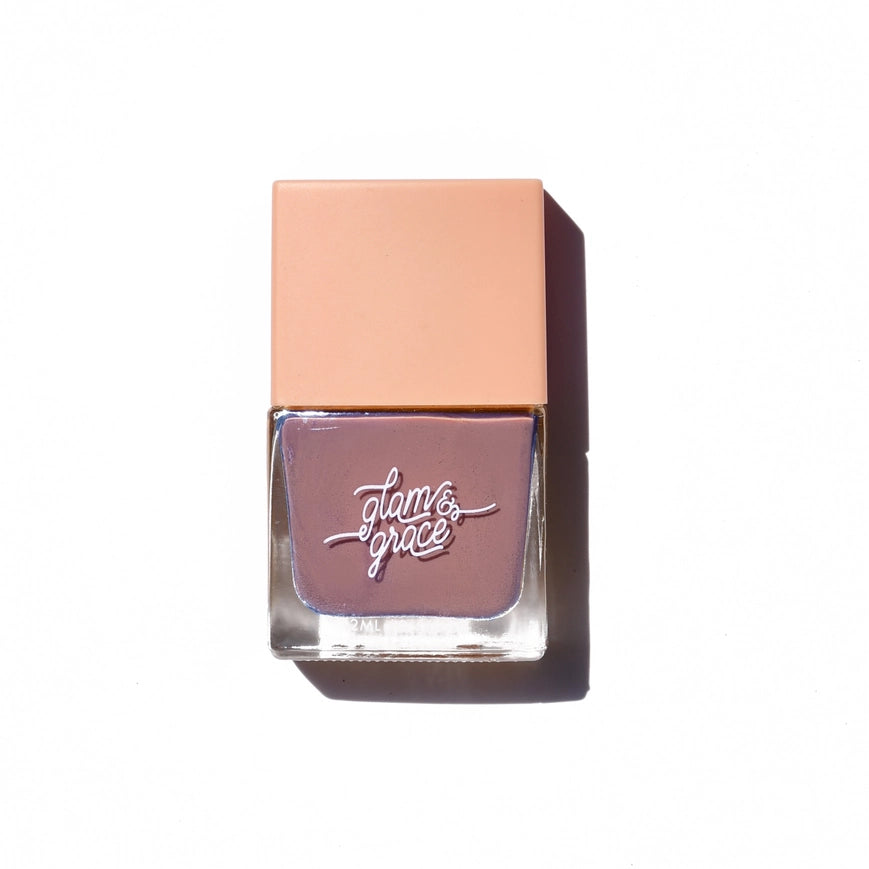 Glam & Grace Vegan, Cruelty-Free 10-Free Nail Polish - Luxe Lilac