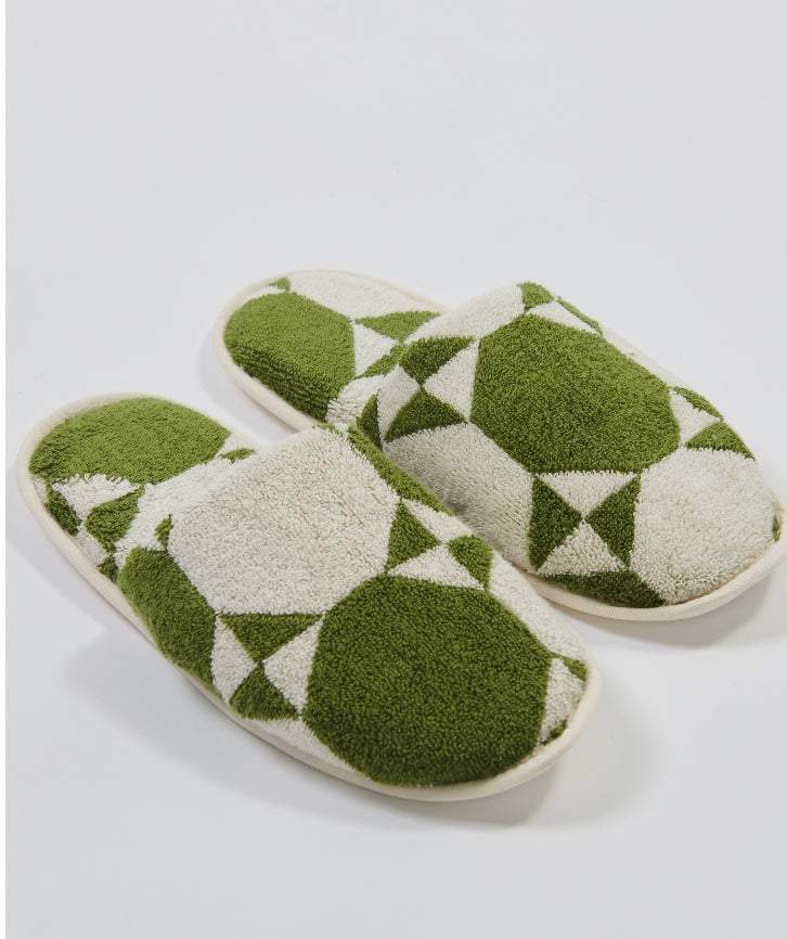 Great Indoors Cozy Upcycled Terry Slippers - Levon