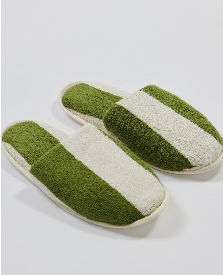 Great Indoors Cozy Upcycled Terry Slippers - Waldemere