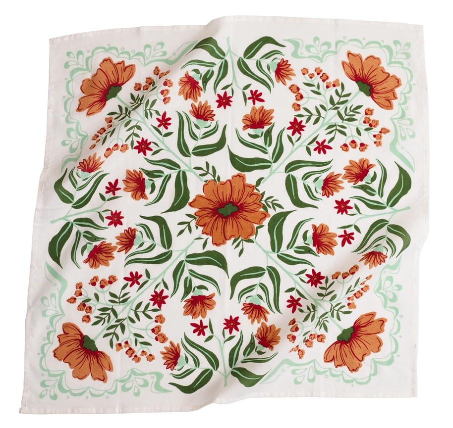 Handker Bandanas 031 Flora Cotton Bandana