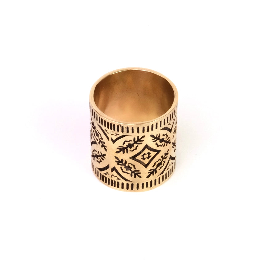 Handker Bandanas Natalie Brass Bandana Ring