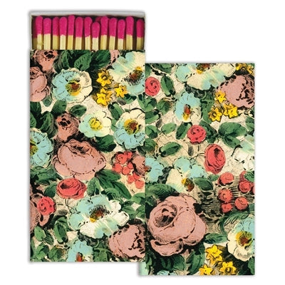 HomArt Matches - Pink Floral Collage