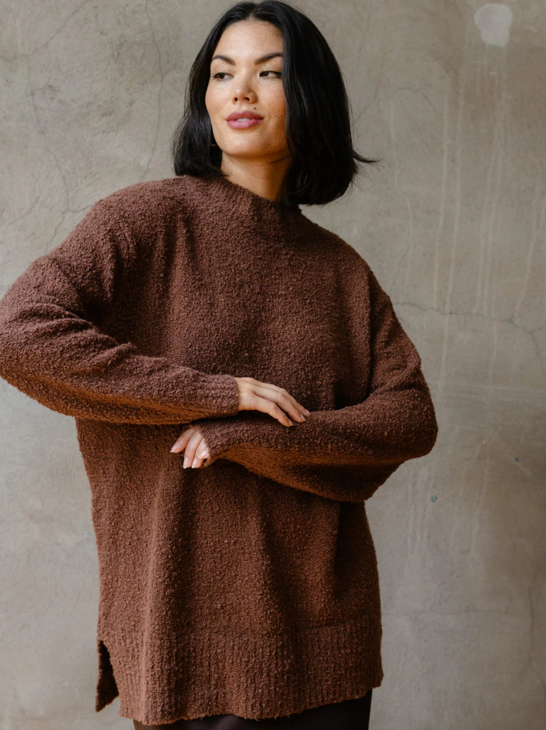 ABLE Alexis Boucle Sweater - Mocha