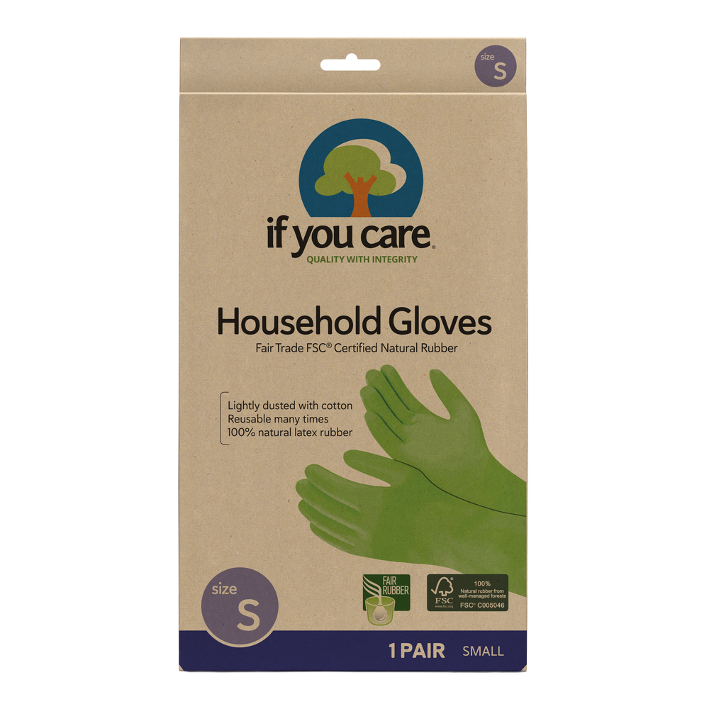 If You Care FSC Certified Fair Trade Latex Household Gloves