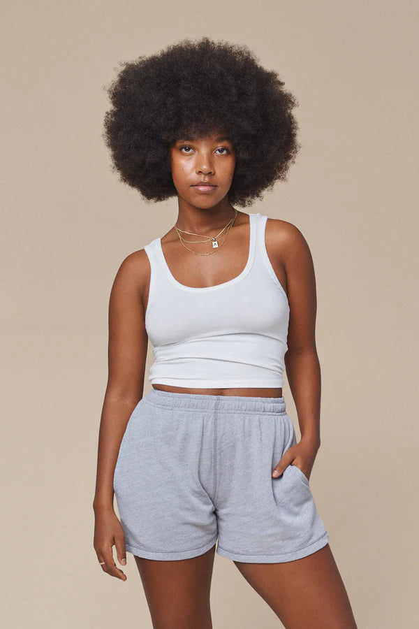Jungmaven Hemp Cotton Jersey Blend Baez Mini Dress in Light Wash Summer Denim Terra Shepherd Boutique & Apothecary Jungmaven Hemp Cotton Jersey Blend Baez Mini Dress in Light Wash Summer Denim Terra Shepherd Boutique & Apothecary