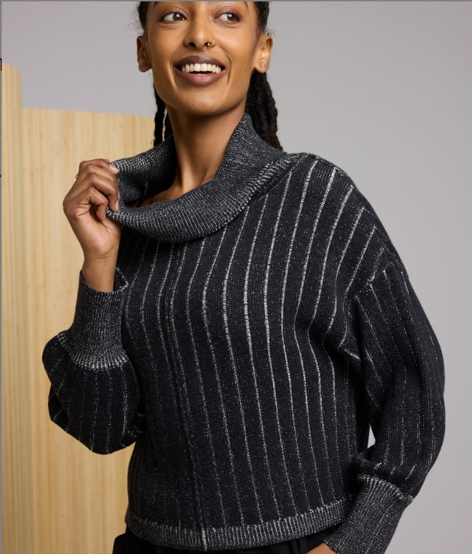 Known Supply 100% Organic Cotton Elliot Sweater - BlackPearl