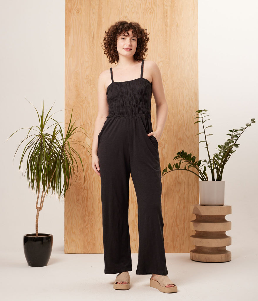 Known Supply Organic Cotton Alchemy Jumpsuit in Black