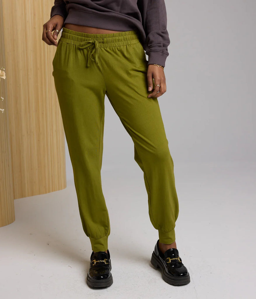 Known Supply Organic Cotton Mendocino Pant in Olive