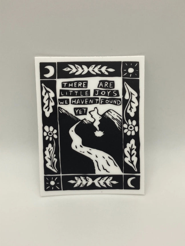 Lane Lloyd CoyoteSnout Vinyl Sticker - There Are Little Joys We Haven't Found Yet