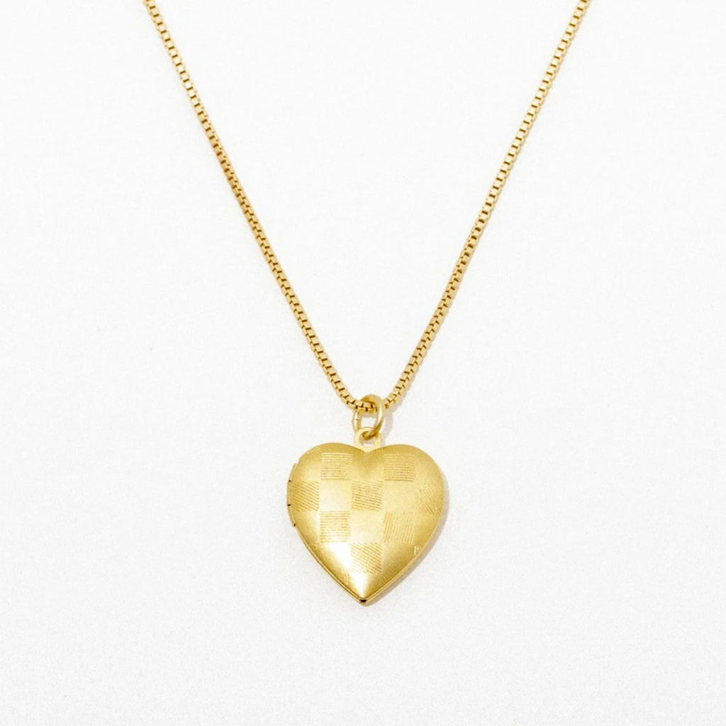 Larissa Loden Jewelry Gold Amanda Locket Necklace - Local Jewelry