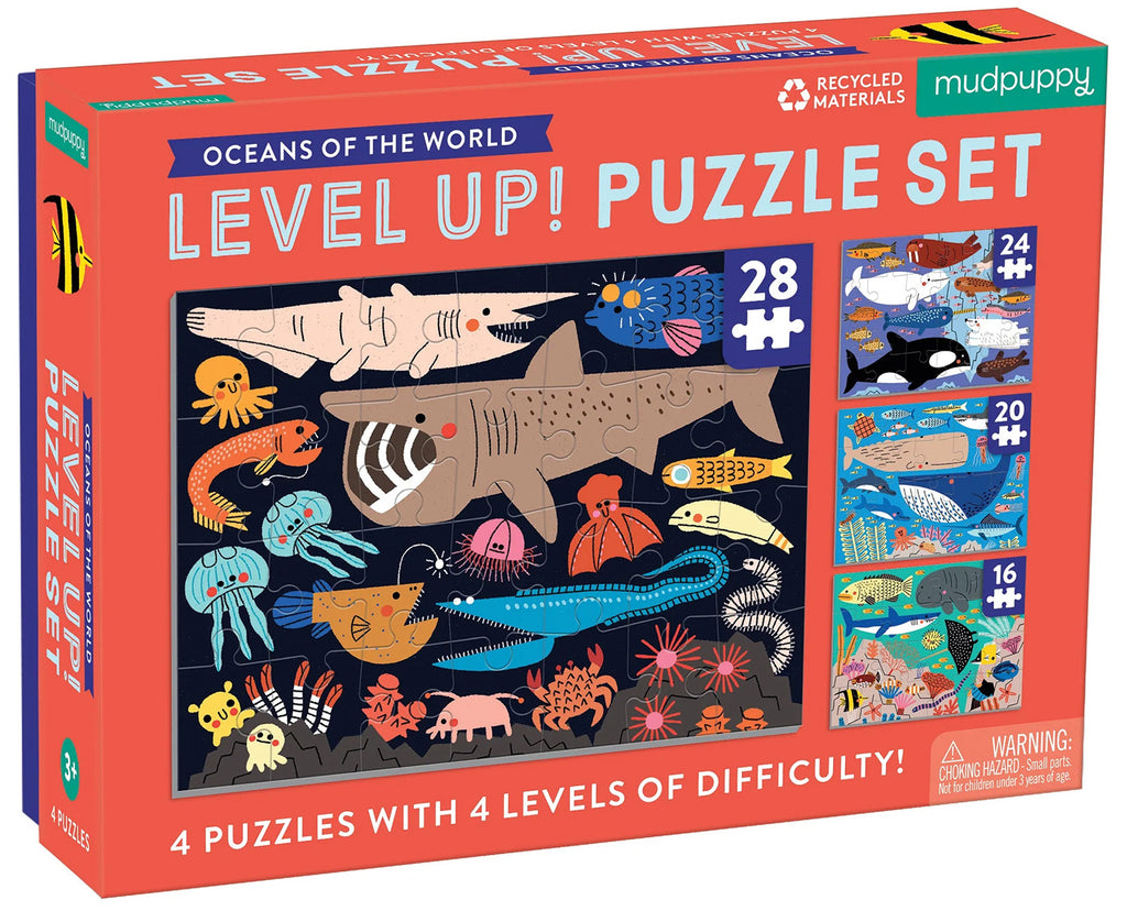 Level Up! Oceans of the World Puzzle Set
