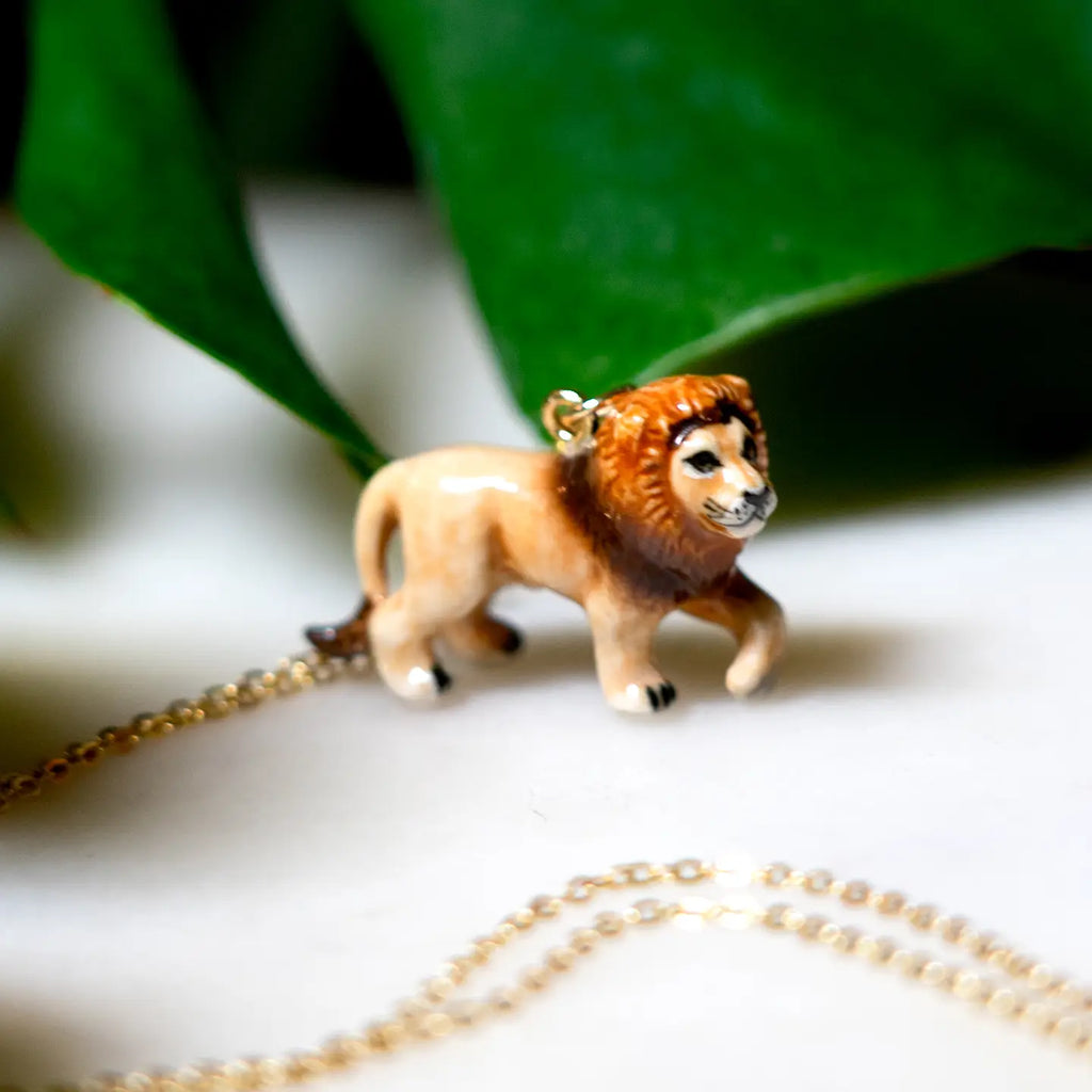 Lion's Den Porcelain Necklace - Peter + June 