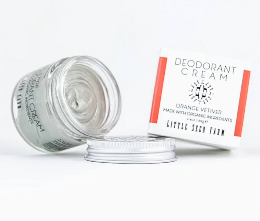 Little Seed Farm Plastic Free Aluminum Free Natural Deodorant Cream