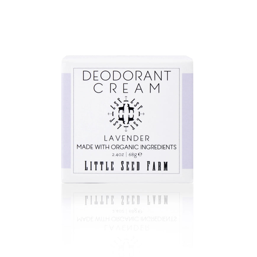 Little Seed Farm Natural Aluminum Free Organic Plastic Free Deodorant Cream in Lavender