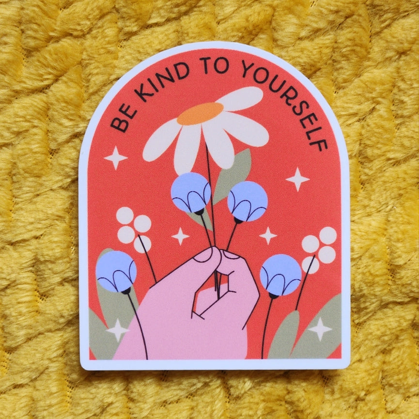Luxe Trauma Vinyl Sticker - Be Kind to Yourself