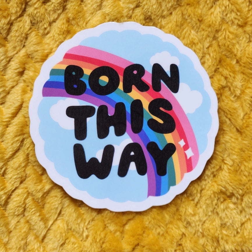 Luxe Trauma Vinyl Sticker - Born This Way – Terra Shepherd Boutique ...