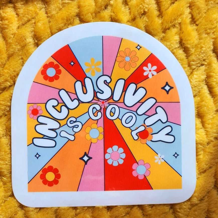 Luxe Trauma Vinyl Sticker - Inclusivity is Cool