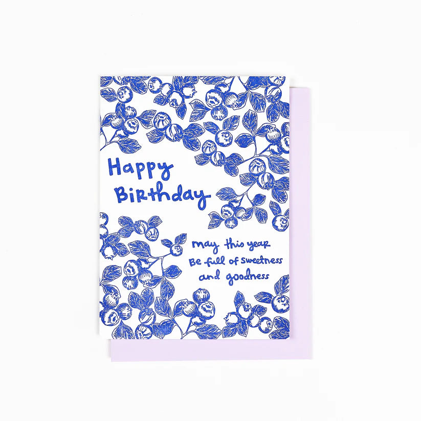 Macon York Press May This Year Be Full Of Sweetness & Goodness Birthday Greeting Card