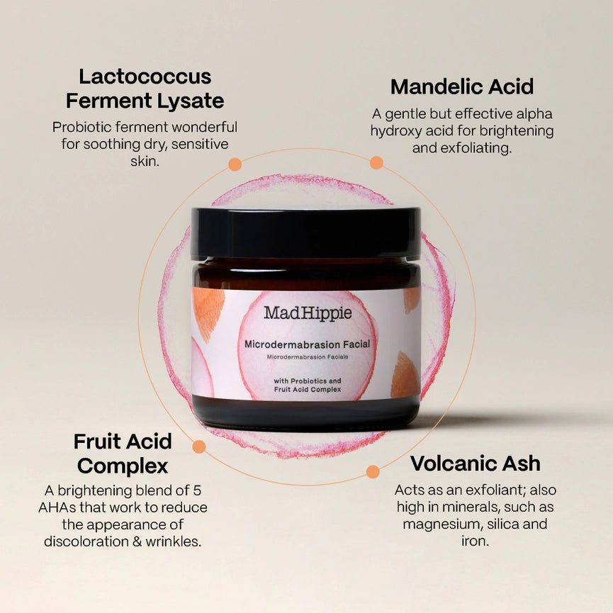 Mad Hippie MicroDermabrasion Facial with Probiotics and Fruit Acid