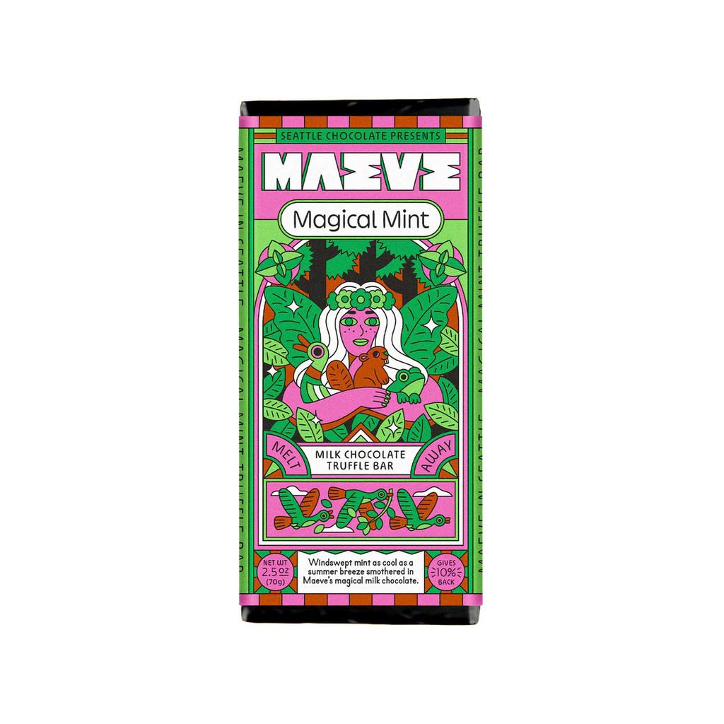 Maeve Chocolate Milk Chocolate Magical Mint Truffle Bar