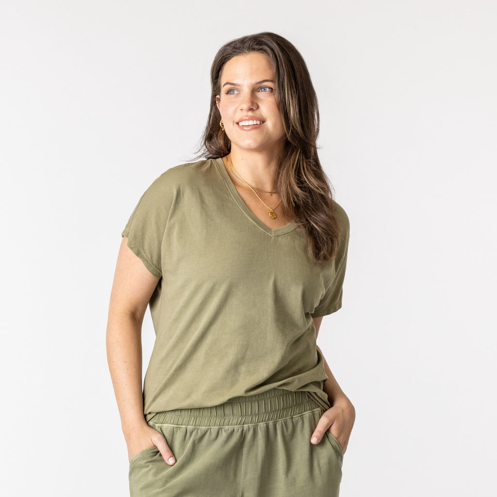 Maggie's Organics Organic Cotton Classic Slouch Tee - Bay