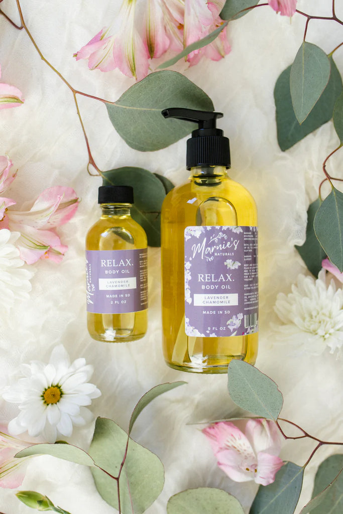 Marnie's Naturals Relax. Body Oil. 