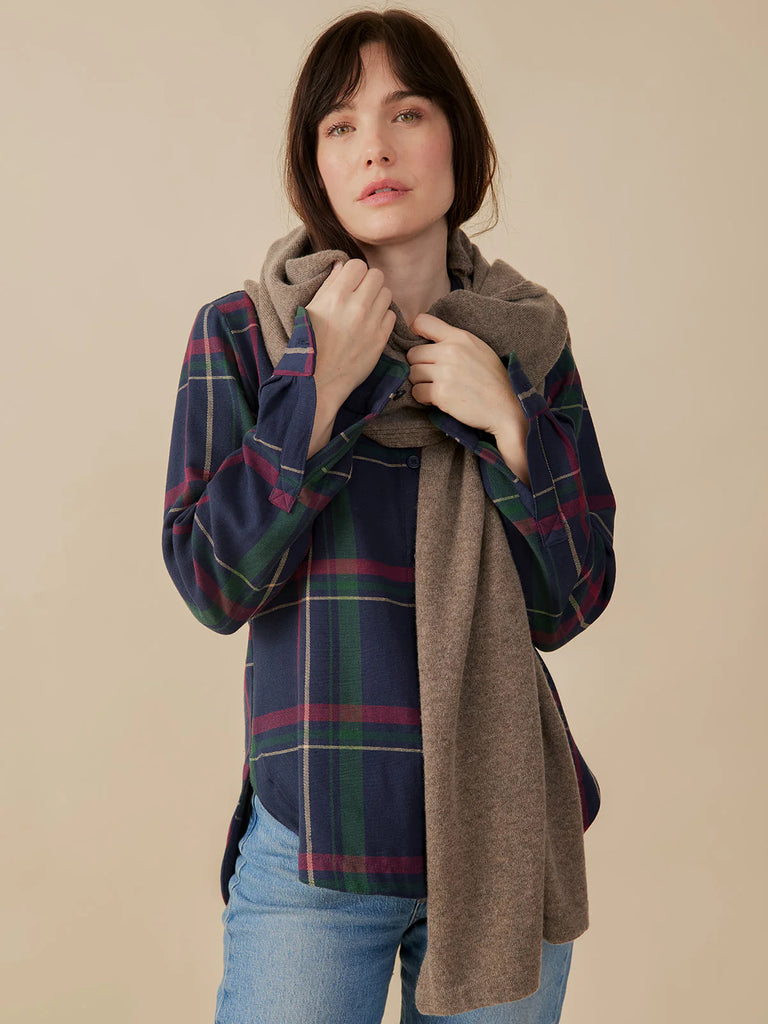 Mata Traders Meryl 100% Cashmere Wrap in Mocha