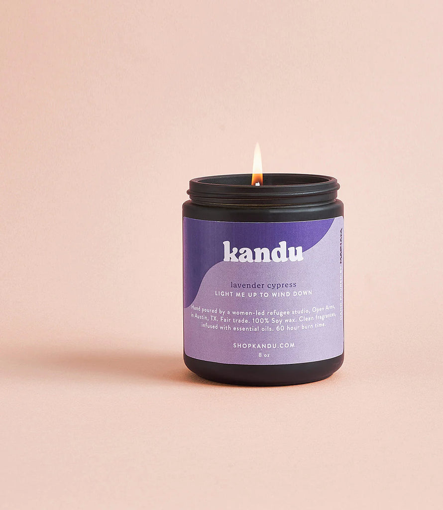 Matr Boomie Kandu Lavender Cypress Natural Soy Wax Candle