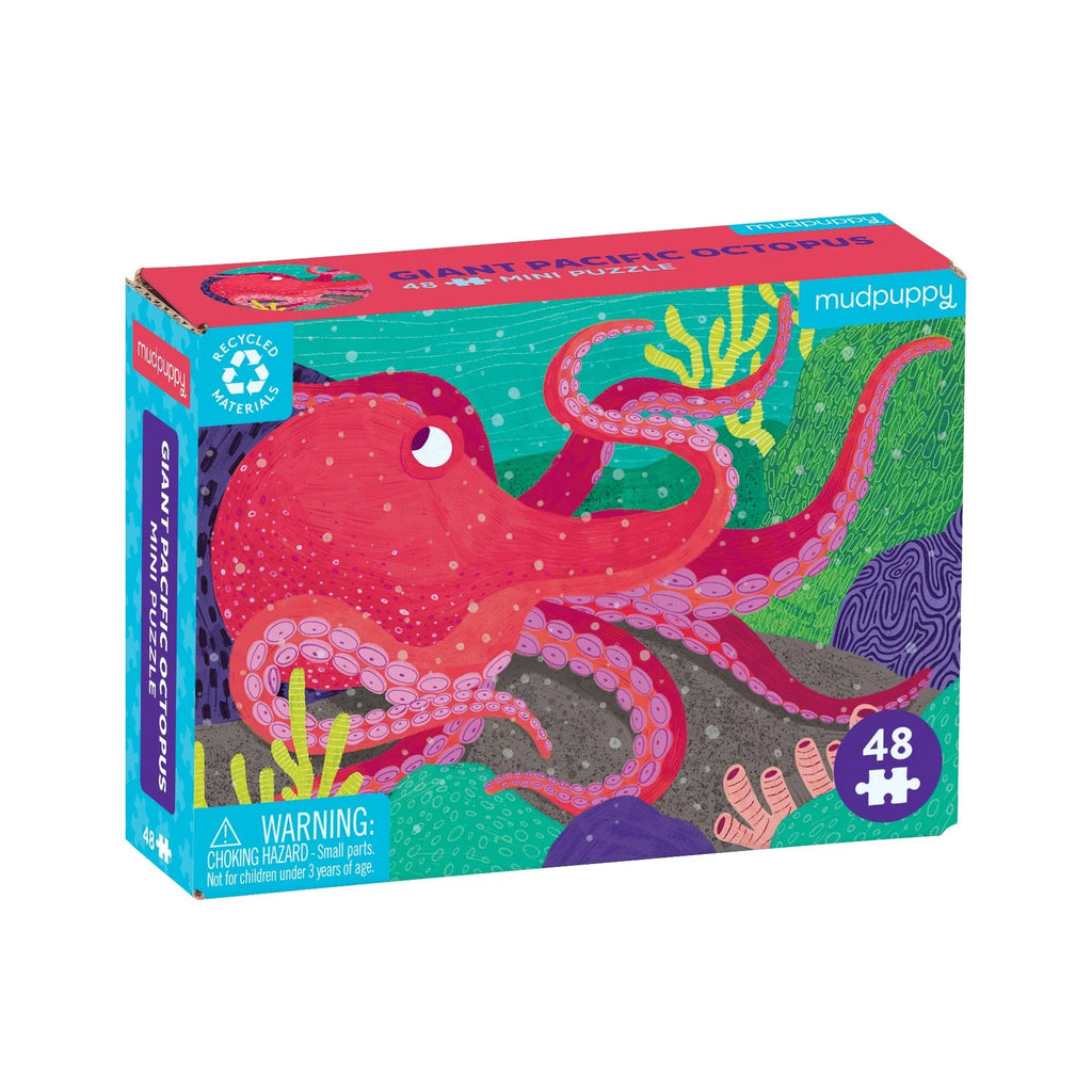 Mini Kids 48 Piece Puzzle Giant Pacific Octopus