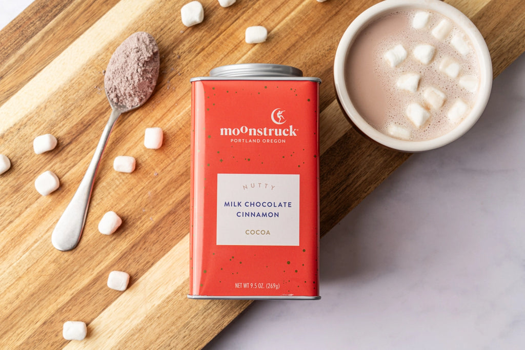 Moonstruck Chocolate Co. Nutty Milk Chocolate Cinnamon Hot Cocoa