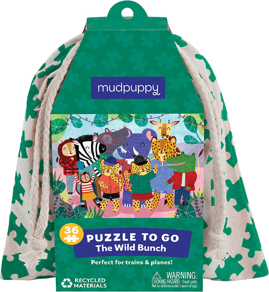 Mudpuppy Puzzle To Go! The Wild Bunch