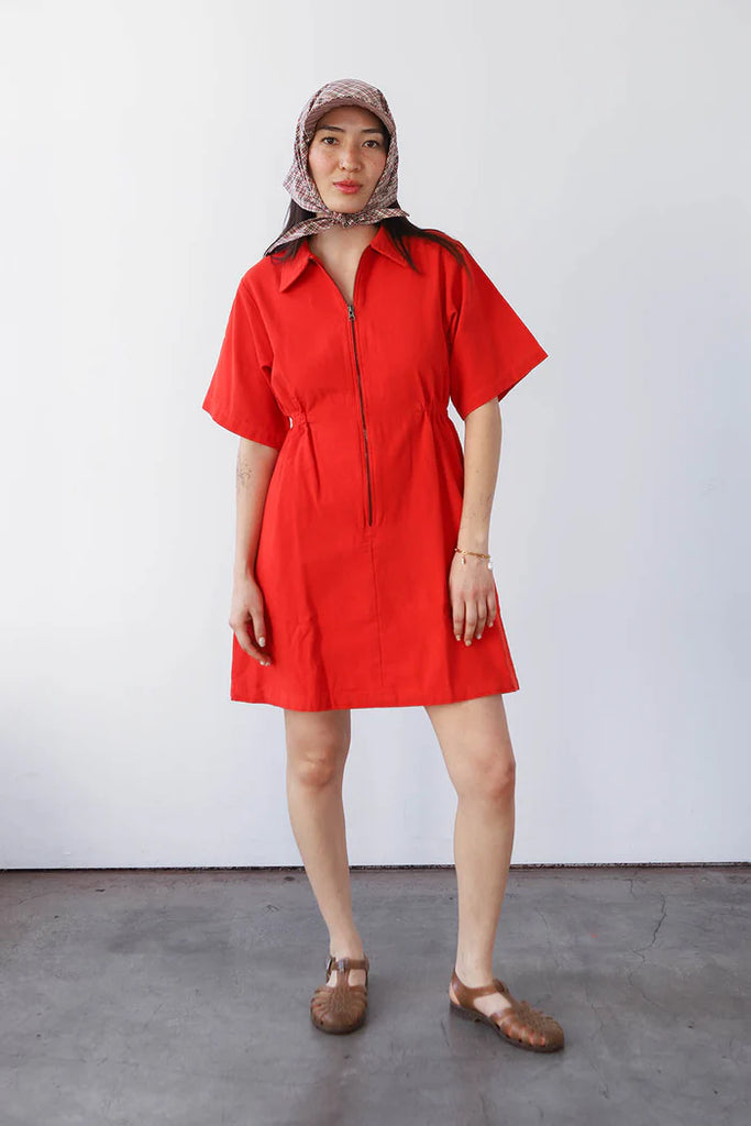 noble mini dress Noble Clothing 100% GOTS Organic Pima Cotton Canvas Utility Mini Dress in  Paprika – Terra Shepherd Boutique & Apothecary