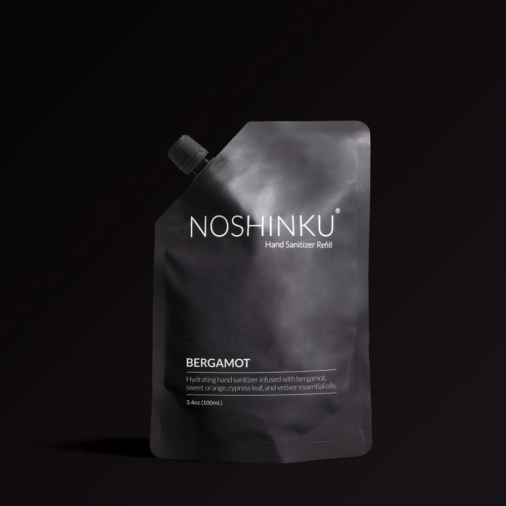 Noshinku Hydrating Hand Sanitizer Refill Pouch - Bergamot