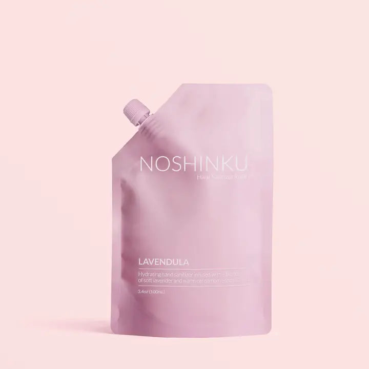 Noshinku Hydrating Hand Sanitizer Refill Pouch - Lavender & Cardamom