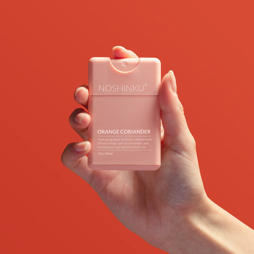 Noshinku Refillable Hydrating Hand Sanitizer - Orange Coriander Spice