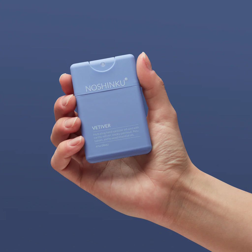 Noshinku Refillable Hydrating Hand Sanitizer - Vetiver & Patchouli