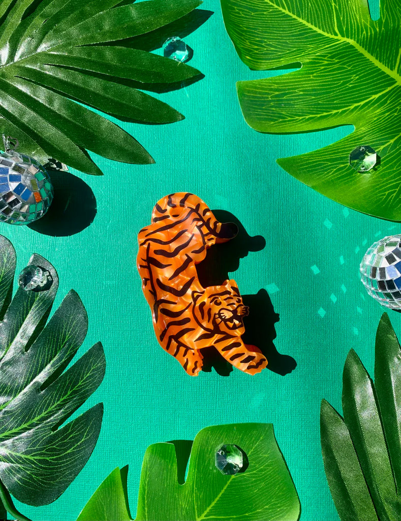 Not Picasso Eco-Friendly Cellulose Acetate Tiger Hair Claw