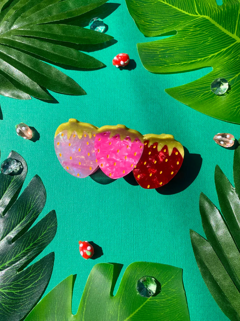Not Picasso Eco-Friendly Cellulose Acetate Verry Berry Hair Claw