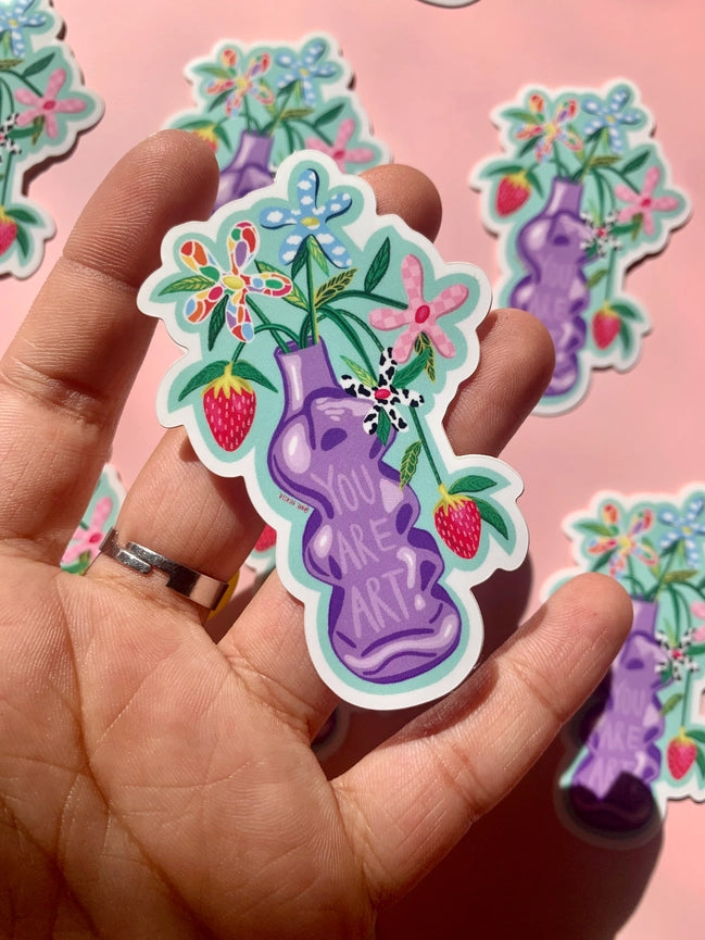 Not Picasso You are Art Vinyl Sticker