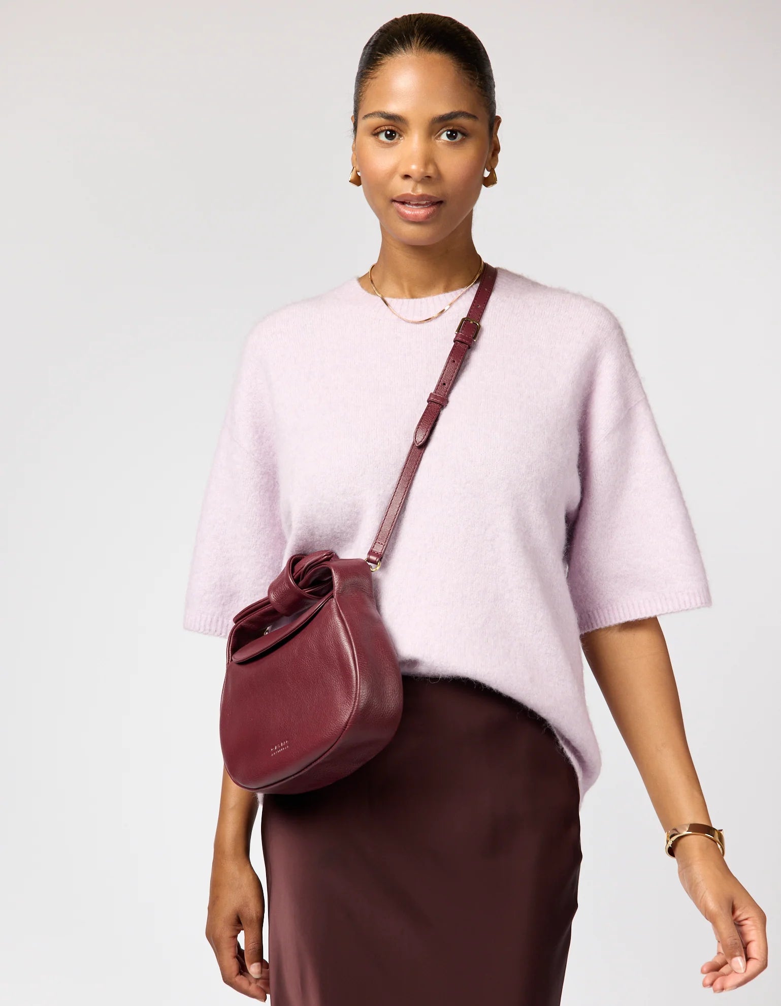 O My Bag CoCo Croissant Mini Genuine Classic Leather Bag – Terra