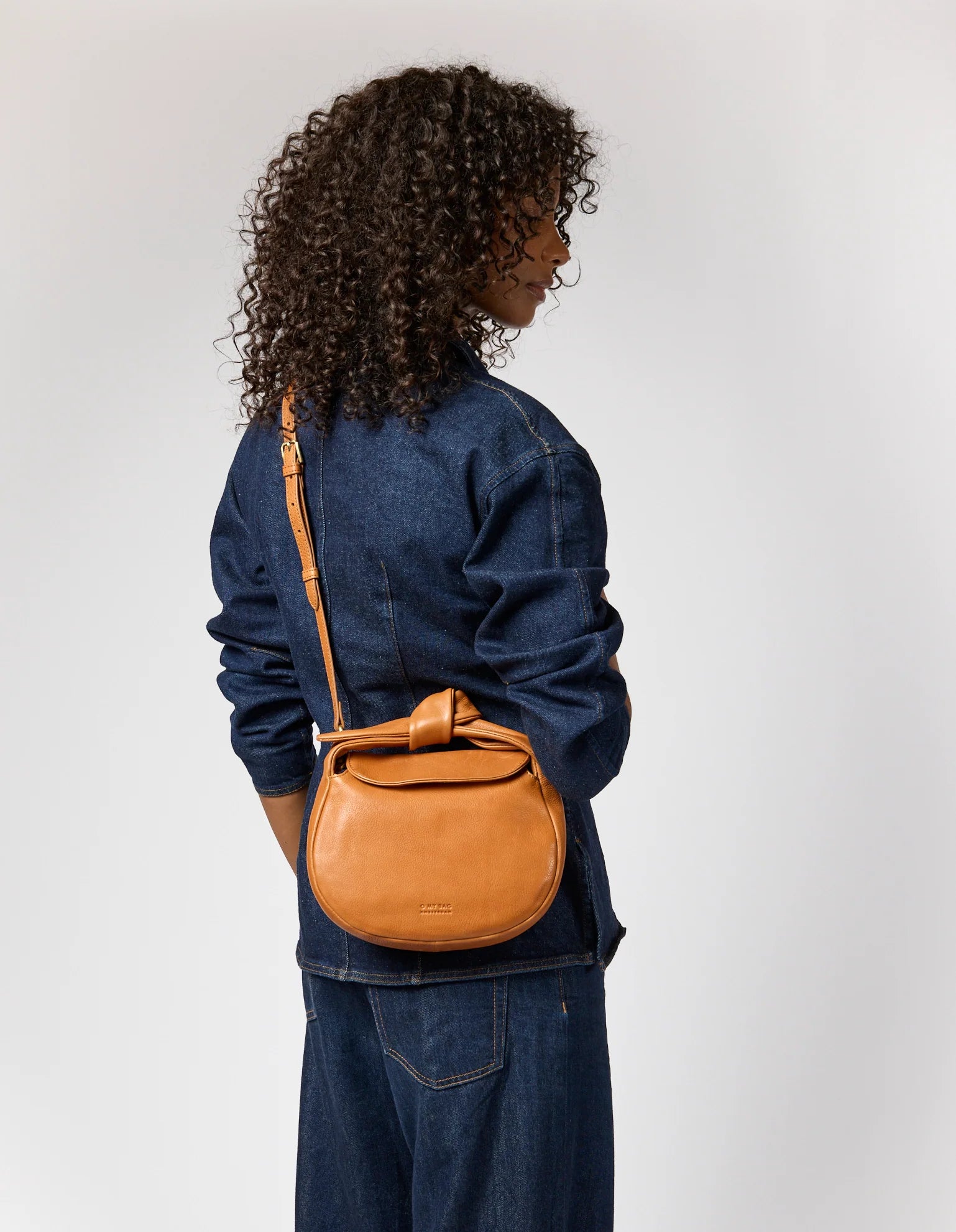 O My Bag CoCo Croissant Mini Genuine Classic Leather Bag – Terra