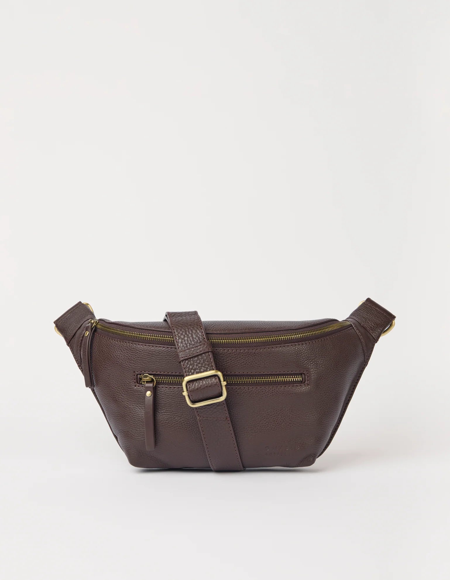 O My Bag Drew Stromboli Leather Bum Bag with Two Straps – Terra