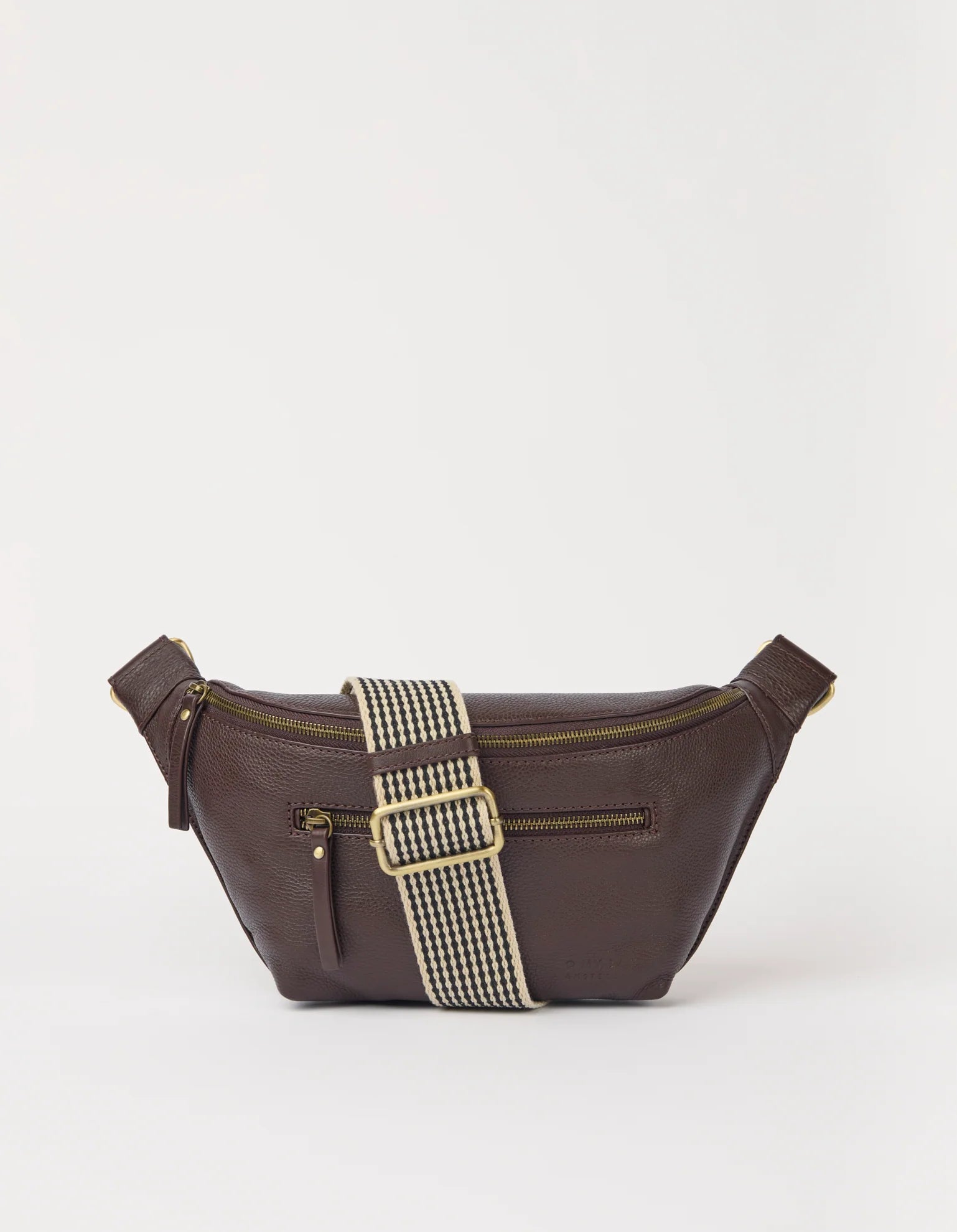O My Bag Drew Stromboli Leather Bum Bag with Two Straps – Terra