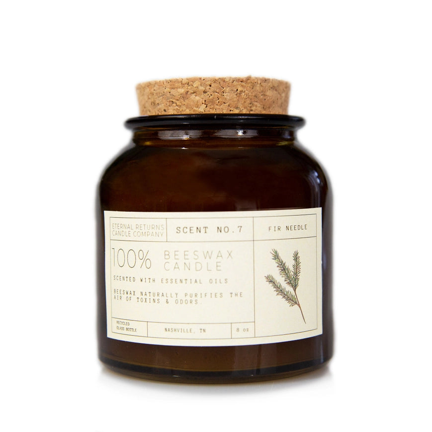 Ology Essentials Apothecary Beeswax Candle - Fir Needle