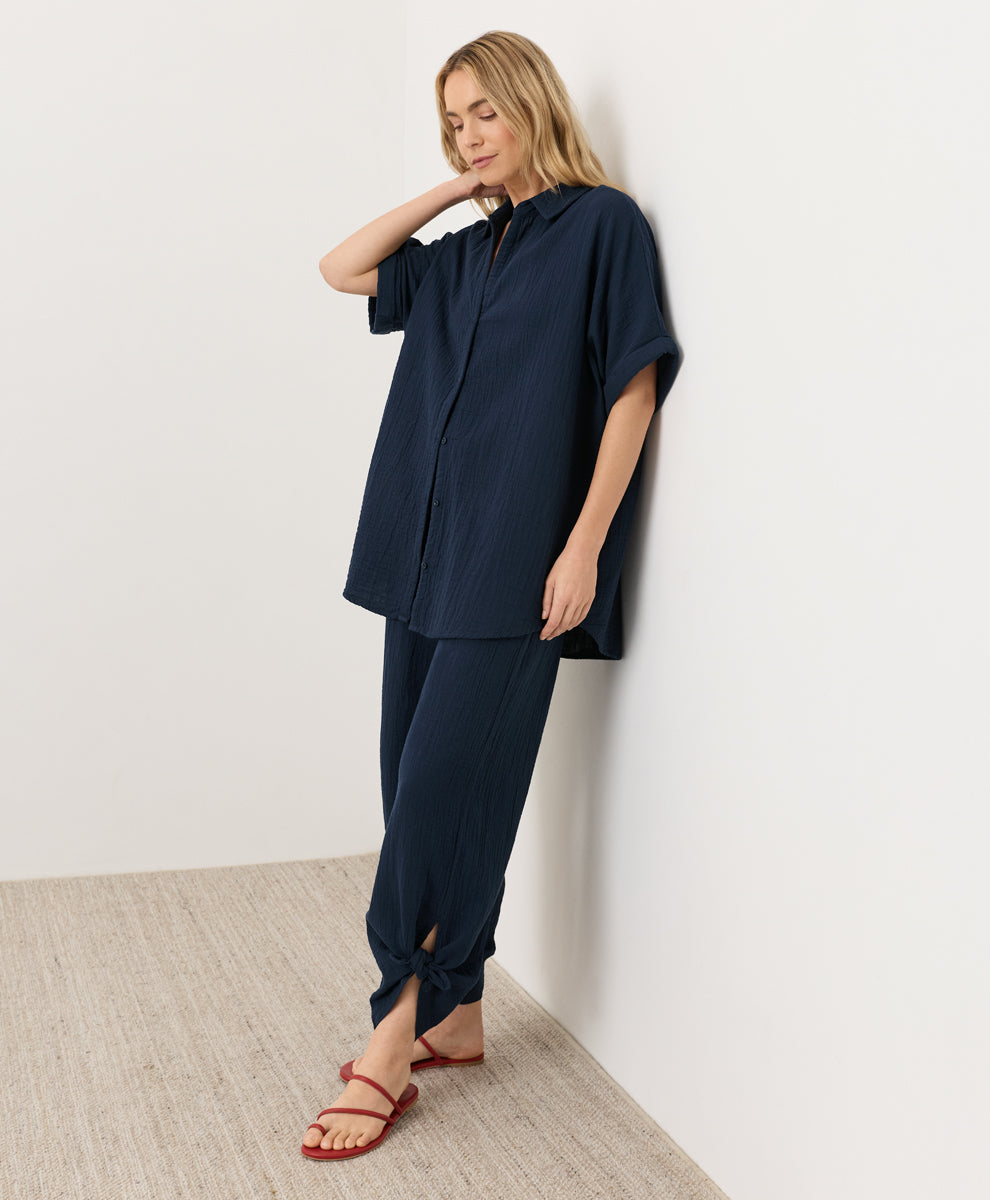 Pact Clothing GOTS Certified Organic Cotton Coastal Double Gauze