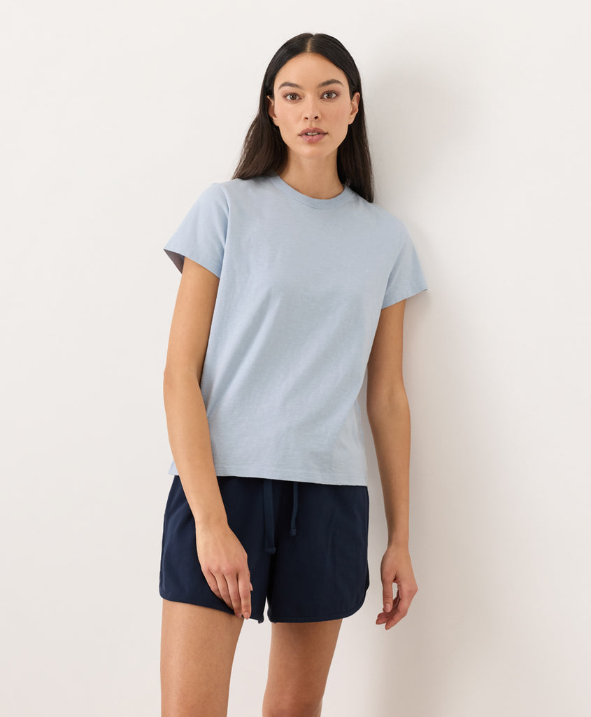 Jungmaven Cotton Hemp Blend Cardiff 3/4 Sleeve Tee in Navy – Terra